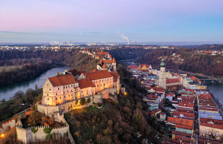 Burghausen castle and old city, Germany