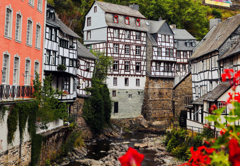 Casco antiguo de Monschau, Alemania