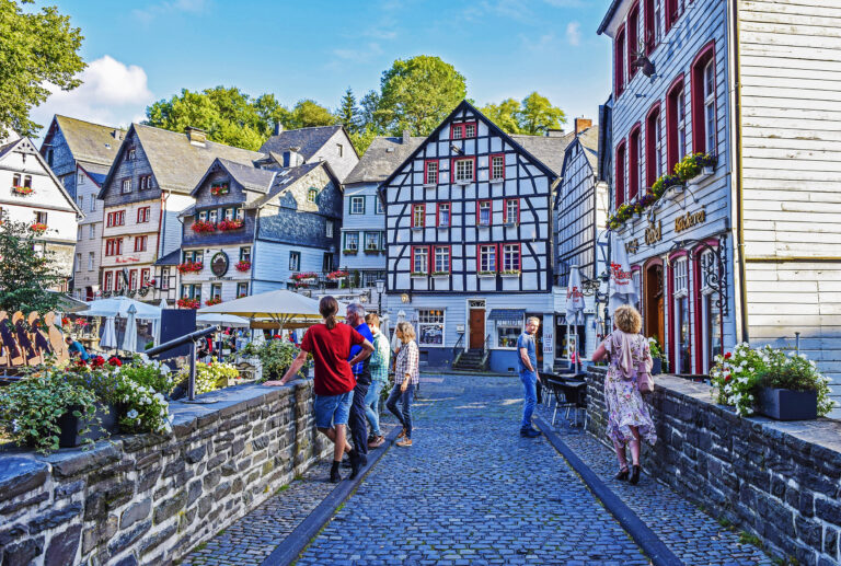Casco antiguo de Monschau, Alemania