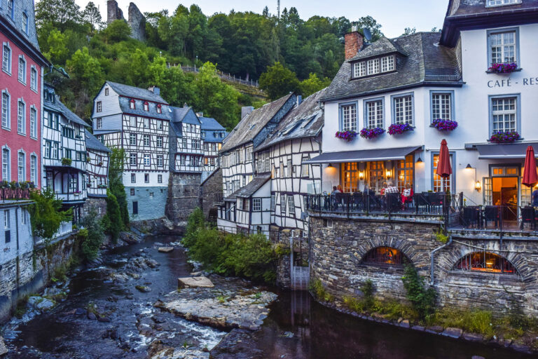 Casco antiguo de Monschau, Alemania