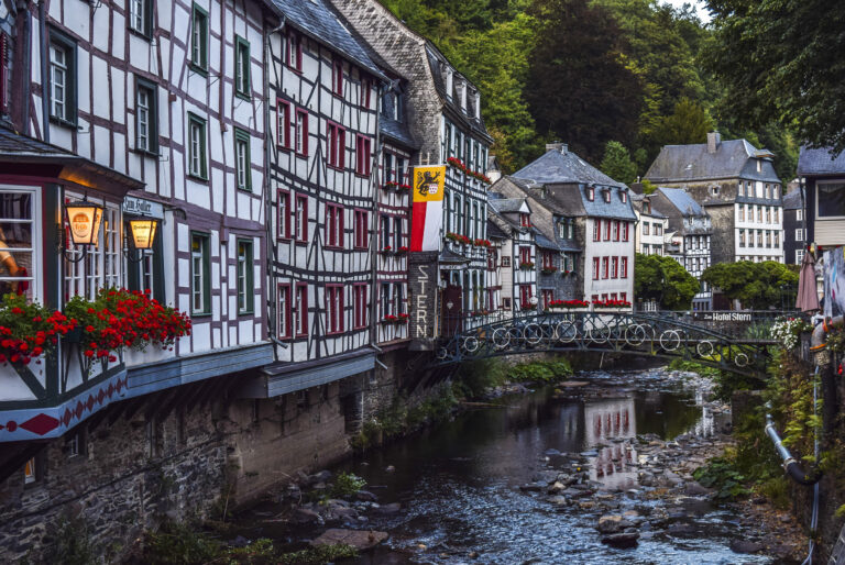 Casco antiguo de Monschau, Alemania