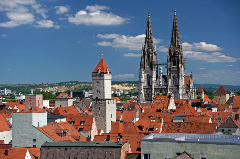 Regensburg old town, Germany