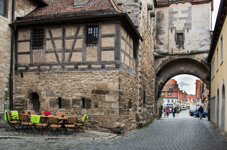 Rothenburg ob der Tauber old city and fortress, Germany