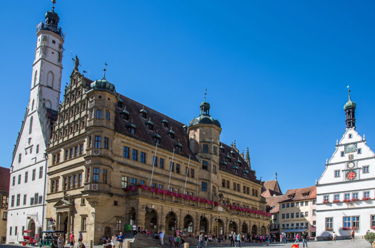 Rothenburg ob der Tauber old city and fortress, Germany