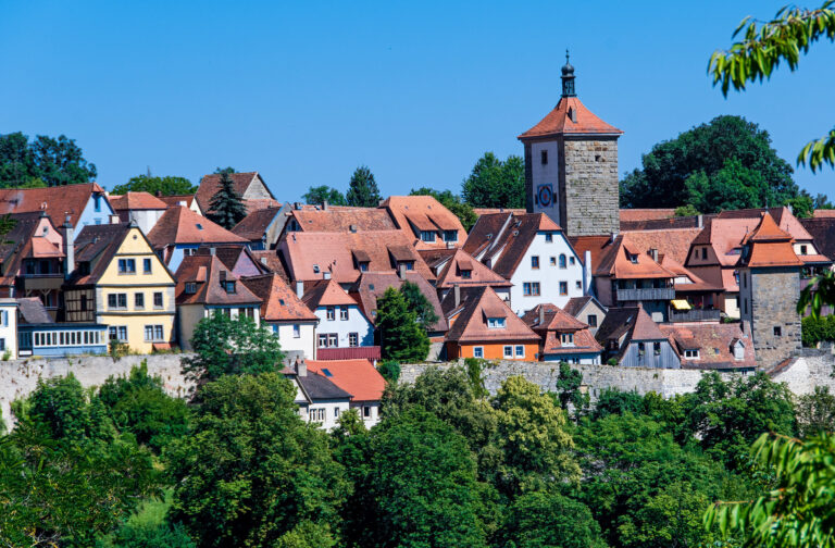 Rothenburg ob der Tauber old city and fortress, Germany