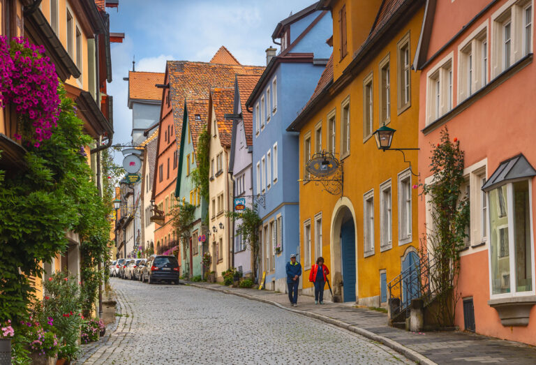 Rothenburg ob der Tauber old city and fortress, Germany