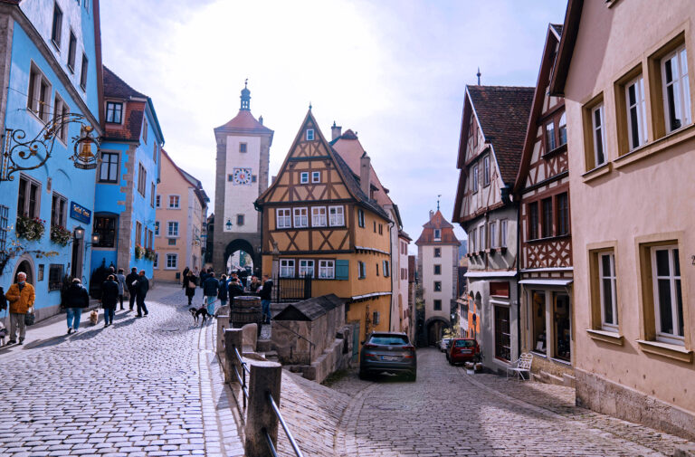 Rothenburg ob der Tauber old city and fortress, Germany