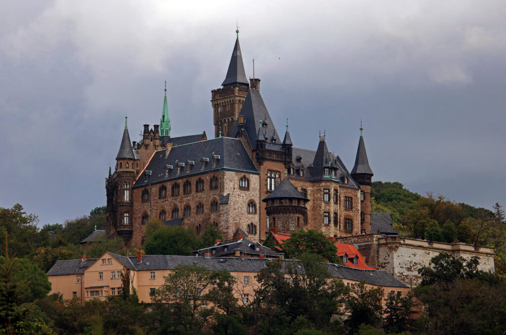 Wernigerode castle & old city, Germany