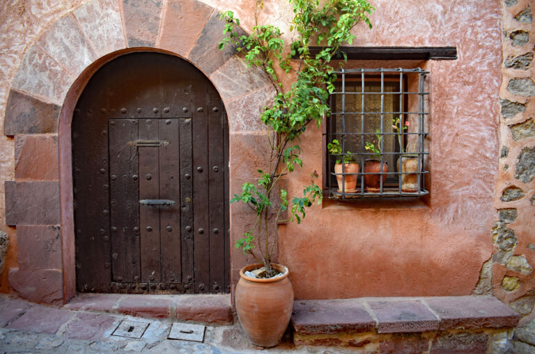 Casco antiguo de Albarracín, España