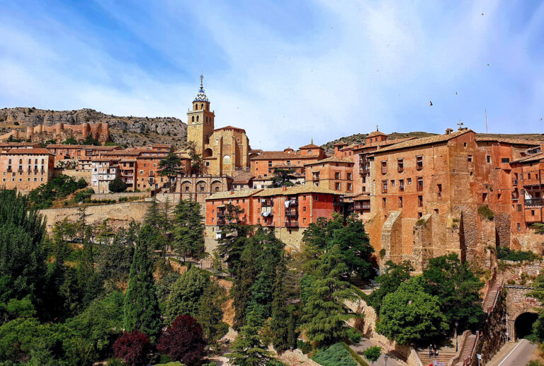 Casco antiguo de Albarracín, España