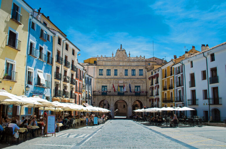 Casco antiguo de Cuenca, España