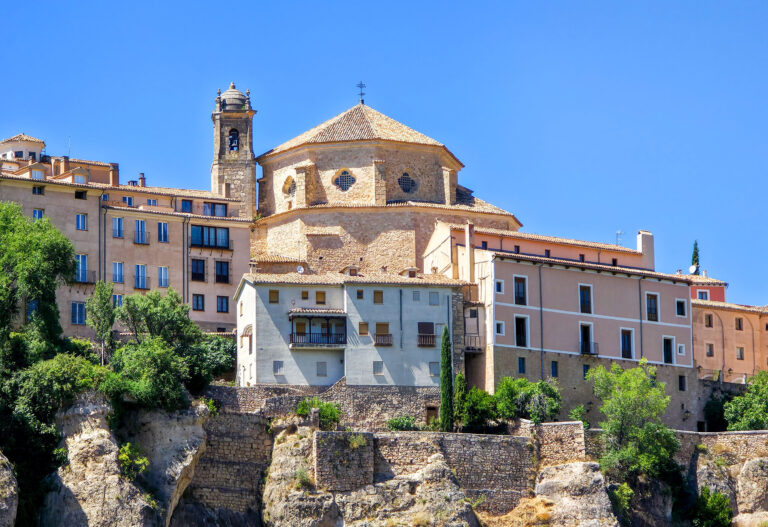 Casco antiguo de Cuenca, España