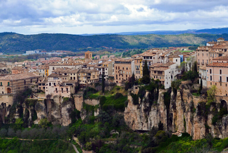 Casco antiguo de Cuenca, España