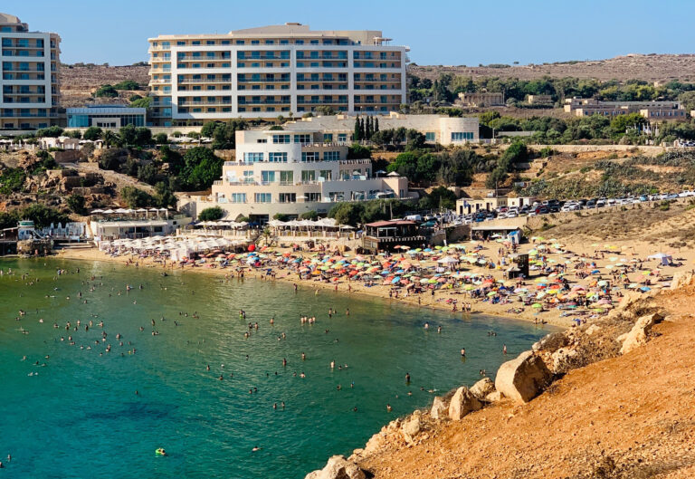 Golden Bay Beach, Manikata, Malta