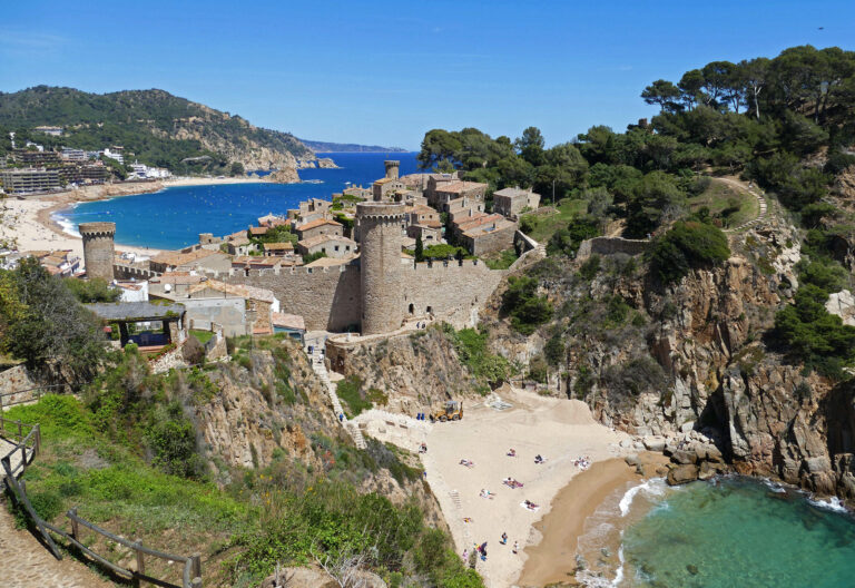 Castillo de Tossa de Mar, España