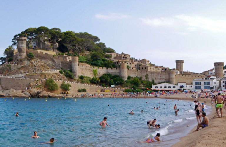 Castillo de Tossa de Mar, España