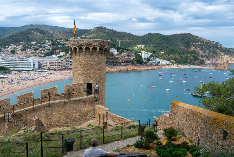 Castillo de Tossa de Mar, España