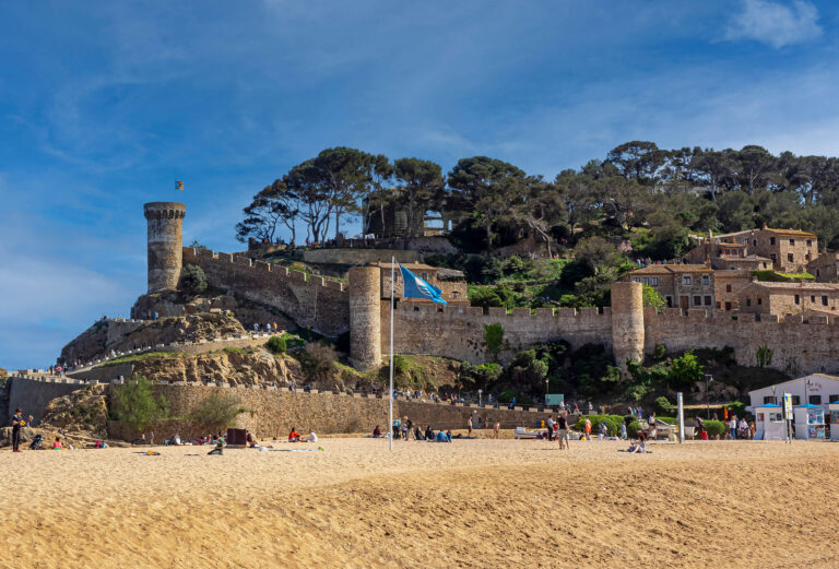 Castillo de Tossa de Mar, España
