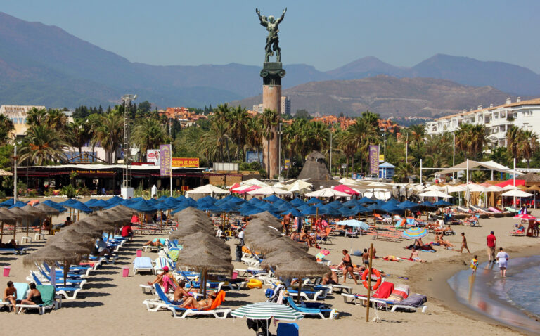 Marbella Beach (Playa de la Venus & Playa de la Fontanilla), Spain