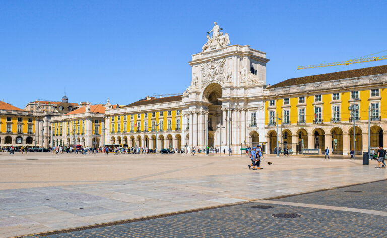 Plaza del Comercio (Praça do Comércio), Lisboa, Portugal