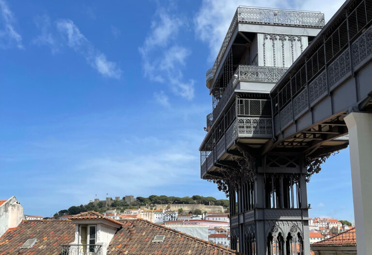 Ascensor de Santa Justa, Lisboa, Portugal