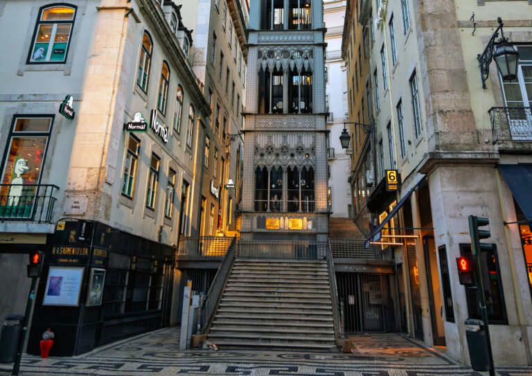 Ascensor de Santa Justa, Lisboa, Portugal