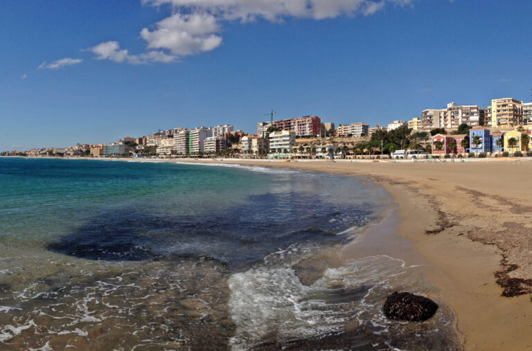 Playa de Villajoyosa Playa Centro, La Vila Joiosa, España