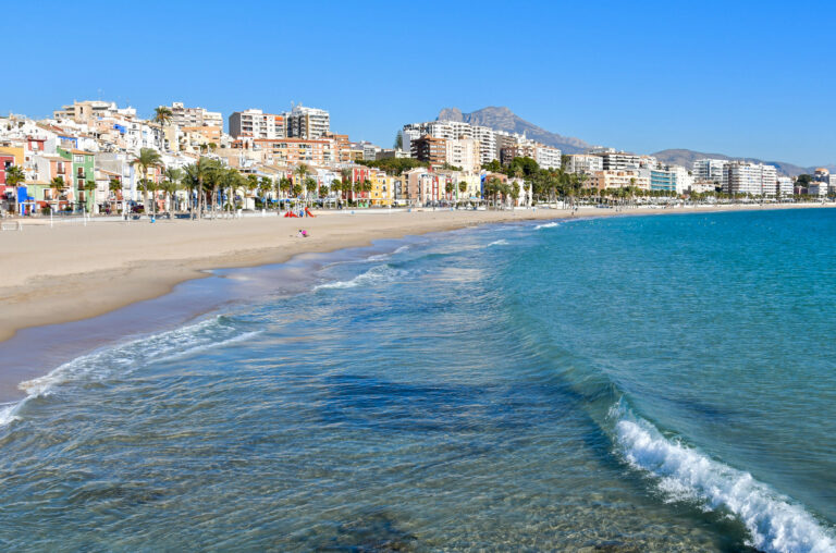 Playa de Villajoyosa Playa Centro, La Vila Joiosa, España
